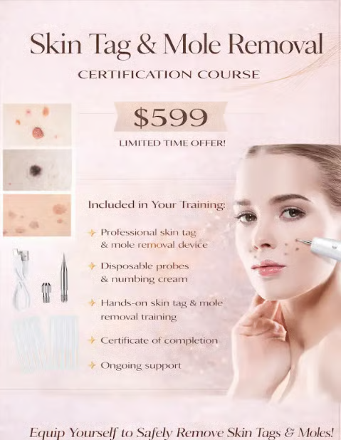 Skin Tag & Mole Removal Certification Course